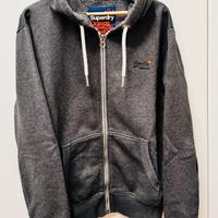 Felpa uomo superdry XL grigia