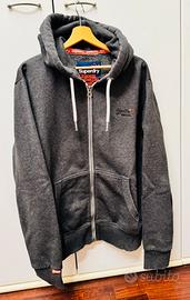 Felpa uomo superdry XL grigia
