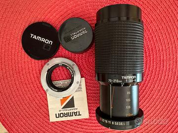 TAMRON  70-210mm  + anello Adaptall 2 per Olympus