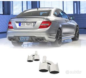 TERMINALI SCARICO MERCEDES CLASSE C W204 07-14 LOO