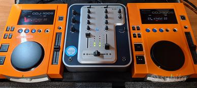 Consolle dj Cdj100S Pioneer e Mixer Stanton 