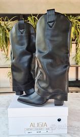 Stivale texano nero Taglia 40