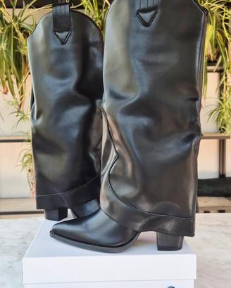 Stivale texano nero Taglia 40