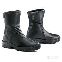 STIVALE PELLE MOTO TOURING FORMA NERO IMPERMEABILE