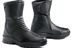 STIVALE PELLE MOTO TOURING FORMA NERO IMPERMEABILE