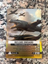 Carta brainrot NUCLEARO DINOSAURO NUM 66/150