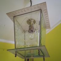 Lampadario in cristallo vintage