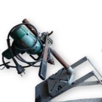 trapano a colonna con supporti