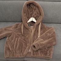 Giacca invernale marrone, indossata 3 volte, ZARA