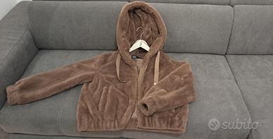 Giacca invernale marrone, indossata 3 volte, ZARA