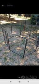 Recinto temporaneo per cani