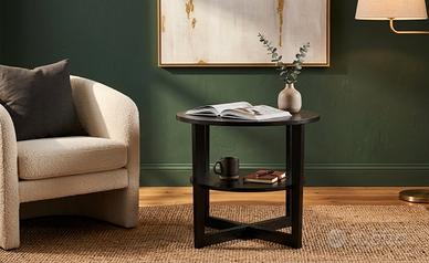 IKEA VEJMON (Ø 60 cm) – Nero/Marrone Scuro