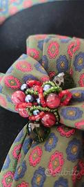 Sciarpina vintage Grena