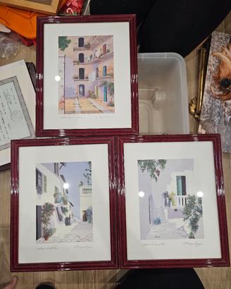 quadretti con dipinti di Giorgio Luppini