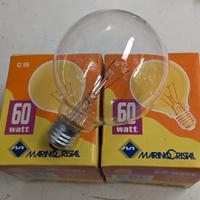 2 LAMPADINE GLOBO D95 INCANDESCENZA 
