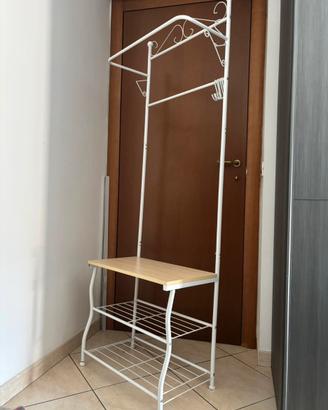 scarpiera e appendiabiti