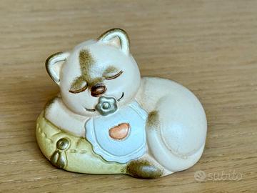 THUN Gatto gattino con ciuccio (Bomboniera) *RARO*