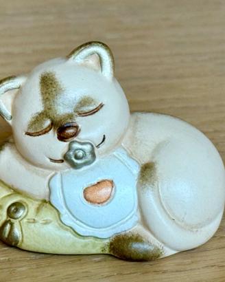 THUN Gatto gattino con ciuccio (Bomboniera) *RARO*