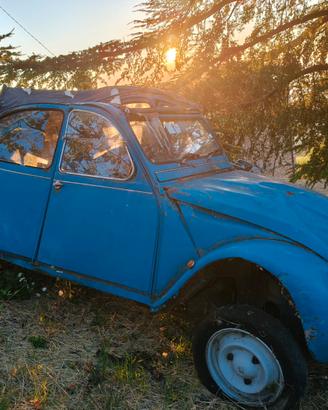 Citroen 2cv d'epoca - da restaurare 