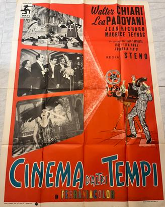 Manifesto cinema anni 50 vintage