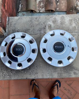 2 cerchi originali Fiat 500