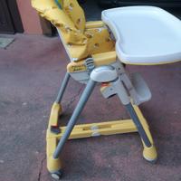 seggiolone peg Perego con apine gialle