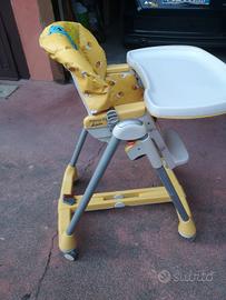 seggiolone peg Perego con apine gialle