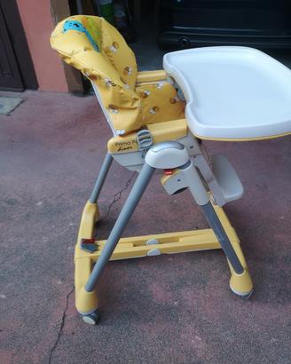seggiolone peg Perego con apine gialle