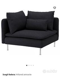 SODERHAMN Angolare - Grigio Antracite