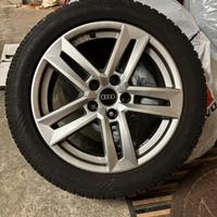 Cerchi originali Audi A4 e gomme da neve 225/50/17