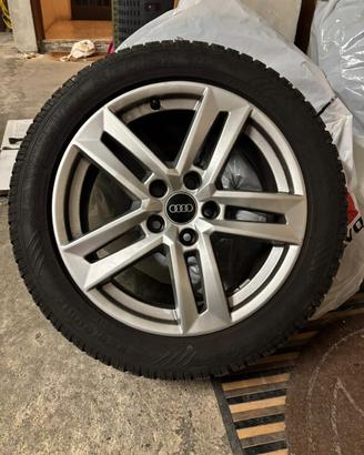 Cerchi originali Audi A4 e gomme da neve 225/50/17
