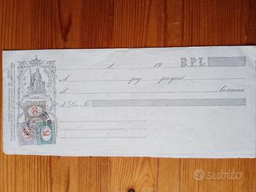 Titoli di credito inizio '900