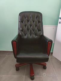 sedia da scrivania Chesterfield 
