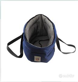 Borsa/Trasportino "Duke" Blu/Sabbia