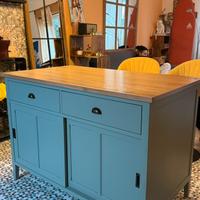 Isola cucina Maisons du Monde 130x75 stile boho