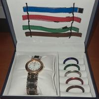 Cofanetto Michel Valentin con orologio e optional
