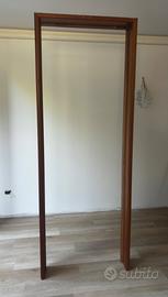 Porta interna ciliegio tamburato con telaio
