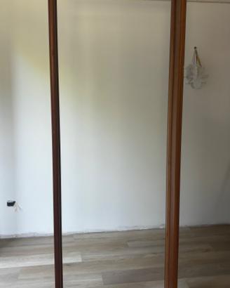 Porta interna ciliegio tamburato con telaio
