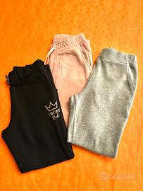 Set 3 Pantaloni Tuta/joggers Bambina - 10 anni