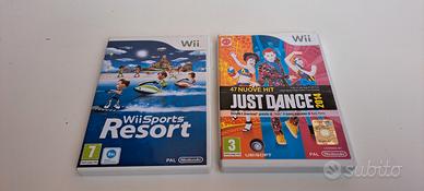 Wii Sport Resort + Just Dance 2014 Giochi Original