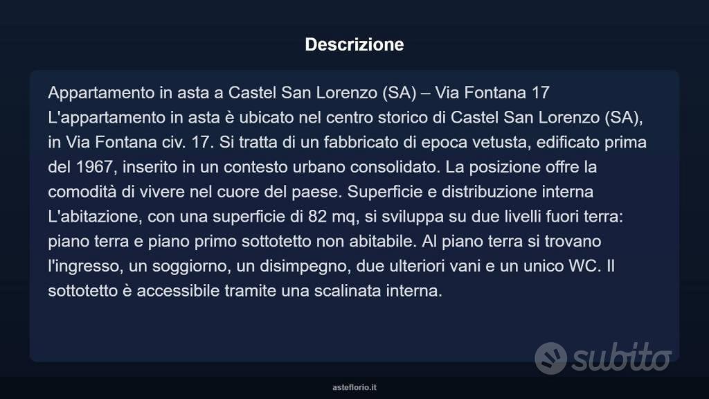 Appartamento – Castel San Lorenzo, Salerno - Vista 5