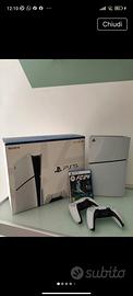 Play Station 5 con Unità Disco + 2 Controller Wire