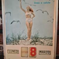 **Calendario Perpetuo Roy Vercelli Donna Pin Up