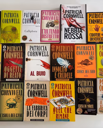 Lotto 18 libri Patricia Cornwell - Key Scarpetta