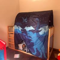 Letto KURA compreso materasso IKEA