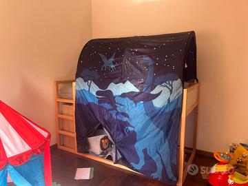 Letto KURA compreso materasso IKEA