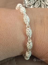 Bracciale moda  cm20 Placcato Argento925 