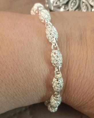 Bracciale moda  cm20 Placcato Argento925 
