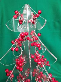 2 alberi di natale plexiglass