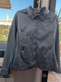 giacca-camicia Ebene color azzurro polvere